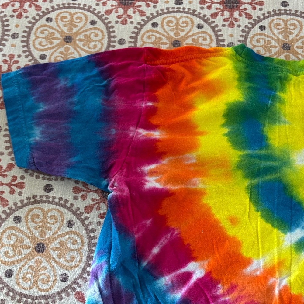 American Apparel Ladies/Men’s Multicolor Tie-Dye Short Sleeve Tee-M - Picture 6 of 6